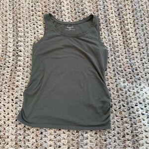 Motherhood Maternity Olive Green Tank Top